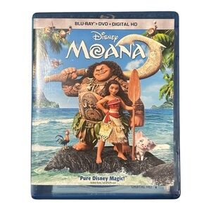 Disney Moana Blu-ray + DVD Combo Pack‎ | Like New